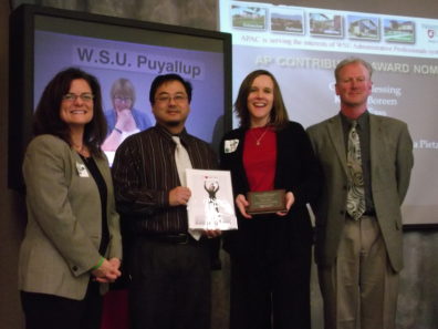 Kari Fass receives 2011 ap award